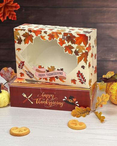qiqee 50Pcs Pink Cookie Box with Window 9x6x2.5 inch Pastry Macaron Bakery Box For Packaging in Saudi Arabia