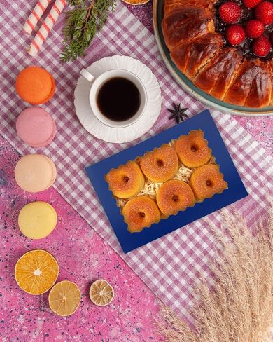 qiqee 50Pcs Pink Cookie Box with Window 9x6x2.5 inch Pastry Macaron Bakery Box For Packaging in Saudi Arabia