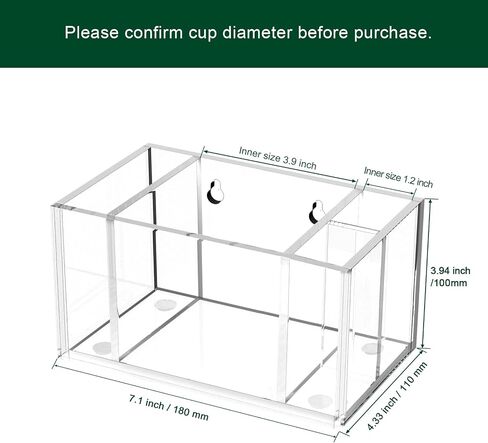 Cup Holder with Marker Slot, Party Cup Dispenser Acrylic Cup Organizer Mark Your Cup and Drink Up Caddy Modern Bar Counter Decor, Clear in Kuwait