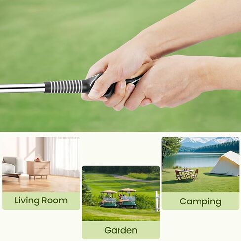 Golf Grip Trainer, Right-Hand Golf Training Club Grip, Golf Swing Training Aid for Men/Women, Black in Saudi Arabia