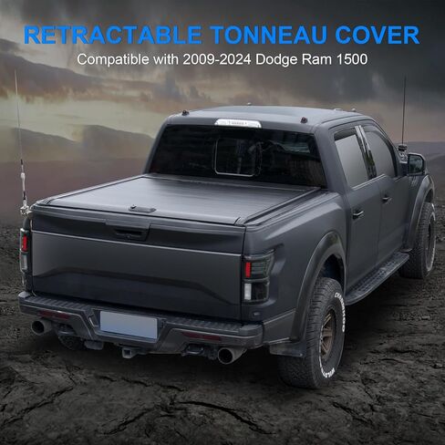 غطاء تونيو لسرير الشاحنة قابل للسحب مقاس 5.8FT / 69.9 بوصة مع قفل وأنبوب تصريف متوافق مع 2014-2024 شيفروليه سيلفرادو 1500 جي إم سي سييرا 1500 in Kuwait