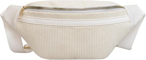 Women's Mini Fanny Pack Waist Bag Shoulder Crossbody Chest Bags Handbags Stylish Corduroy Bumbag for Party Travel in Saudi Arabia