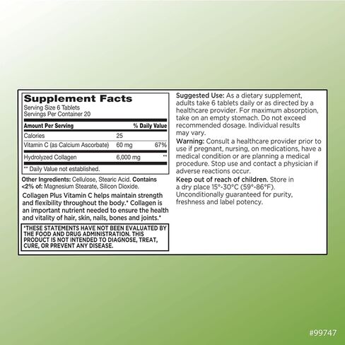 Quality Choice Collagen 6,000 mg + C Tablets in Saudi Arabia