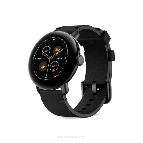 سوار جلدي مصنوع من Google Pixel Watch - متوافق فقط مع ساعة Pixel Watch 3 مقاس 45 ملم - Moondust - صغير in Kuwait