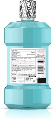 Listerine Cool Mint Antiseptic Mouthwash Travel Size 3.2 Ounces (Pack of 6) in Saudi Arabia