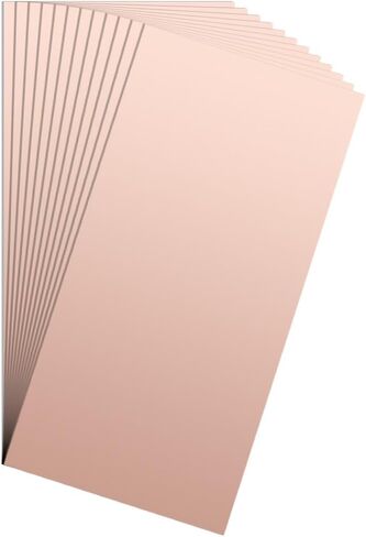 PATIKIL 2.8x4 بوصة من جانب واحد مغطى بالنحاس PCB، 12 قطعة بسمك 1.5 مم FR4 مطلي بالنحاس لوحة نموذج الدائرة العالمية للحفر DIY PCB Kit in Saudi Arabia