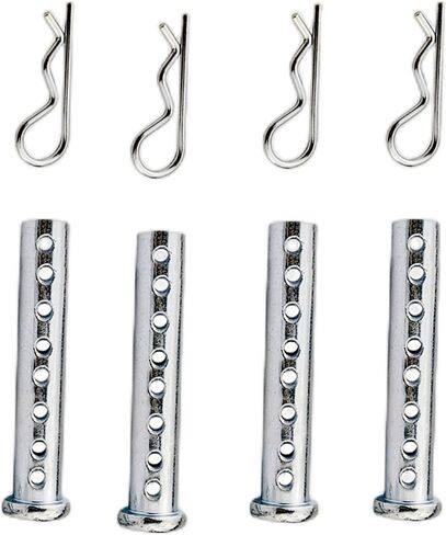 4-20Pack Multi-Hole Porous Eye Pins Clevis Pins Adjustable Clevis Pins kit, Fastener for Farming Machine Air Cool Diesel Engine Accessories (M10, 8) in Saudi Arabia