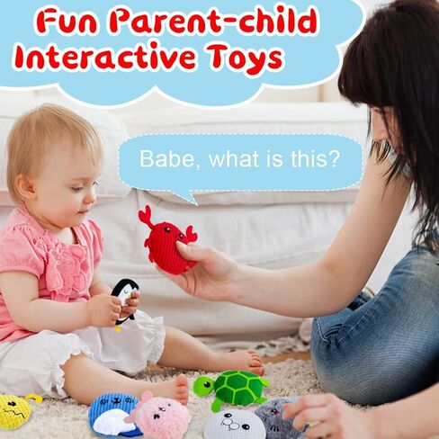 teytoy Sensory Bean Bag for Kids 10 Pack,Texture Sensory Beanbags,Sensory Toys for Autism,Stuffed Animal Sensory Fine Motor Toys with Storage Bag for Boys and Girls in Kuwait