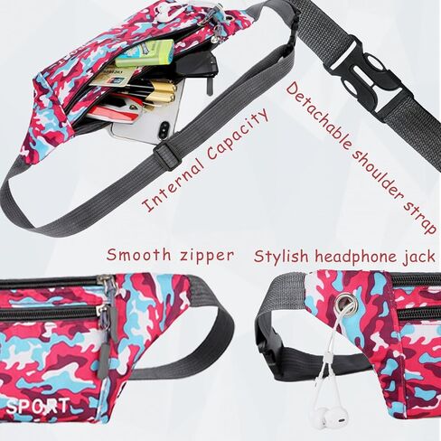 Running Belt Bag (smal camouflage black) in Saudi Arabia
