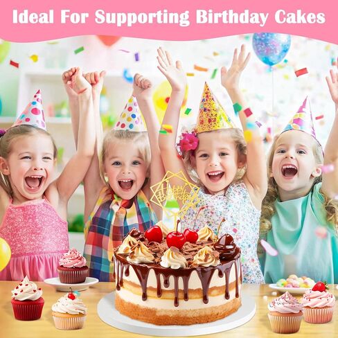 12 inch Cake Drum, 14 PCS 1/2" Thick Cake Boards 12 inch Round, White Cake Drums 12 inch, Sturdy 12 inch Cake Boards, Cake Decorating Supplies Card Board for Multi-Layer Cakes in Saudi Arabia