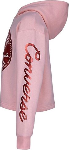 Converse Girls' Cropped Foil Hoodie (Big Kids) in Saudi Arabia