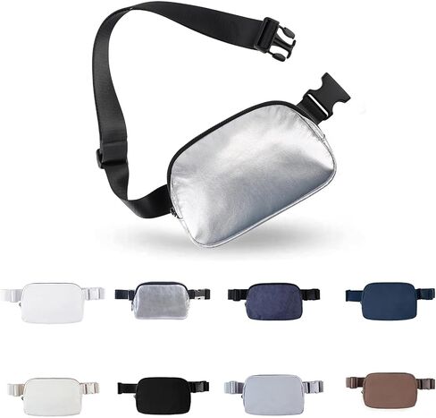 Fanny Packs for Women Men, Fashionable Crossbody Fanny Packs for Women, with Adjustable Strap Lightweight Waterproof Belt Bag for Running Cycling Traveling Hiking (Black) in Saudi Arabia