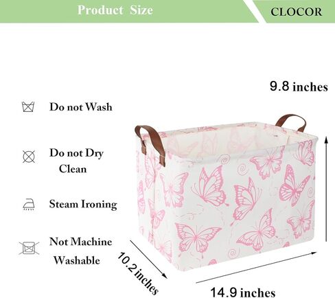 CLOCOR Rectangular Storage Basket Empty, Gift Basket for Halloween, Waterproof Storage Bin with Handles, Room Decor(Bat Pumpkin Halloween) in Kuwait