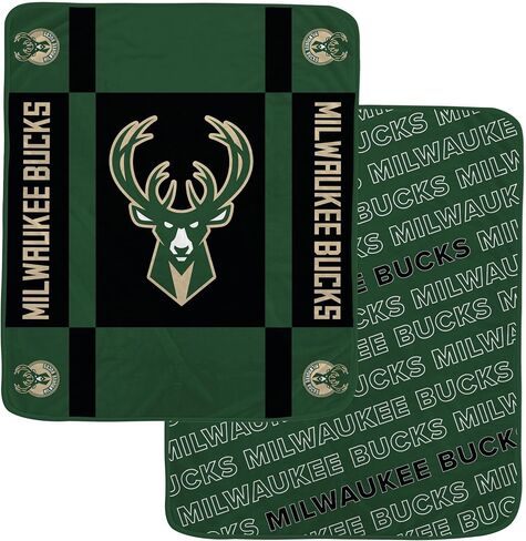 بطانية Pegasus Sports مرخصة رسميًا من NBA Reverse Block Wordmark ذات وجهين in Saudi Arabia