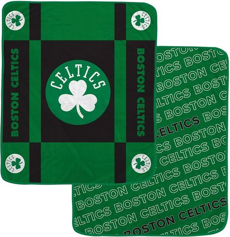 بطانية Pegasus Sports مرخصة رسميًا من NBA Reverse Block Wordmark ذات وجهين in Saudi Arabia