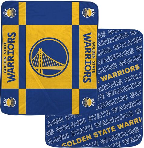 بطانية Pegasus Sports مرخصة رسميًا من NBA Reverse Block Wordmark ذات وجهين in Saudi Arabia