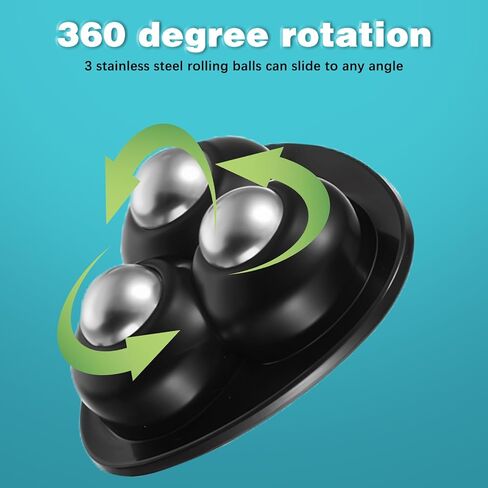 12 Pcs Mini Caster Wheels for Small Kitchen Appliances, Mini Self Adhesive Caster Wheels 360° Swivel Universal for Easy Moving Kitchen Counter Appliance Storage Box Small Furniture Trash Can in Saudi Arabia