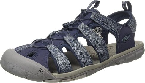 KEEN Men's Clearwater CNX Lightweight Water Sandals, Sky Captain/Black, 9.5 in Saudi Arabia