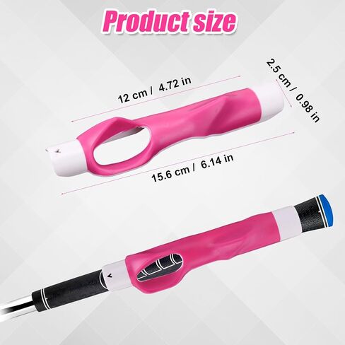 Golf Grip Trainer, Anti-Slip Golf Swing Trainer Practice Aid Accessories for Improving Hand Positioning on Golf Club for Beginner Learn Correct Grip Posture in Saudi Arabia