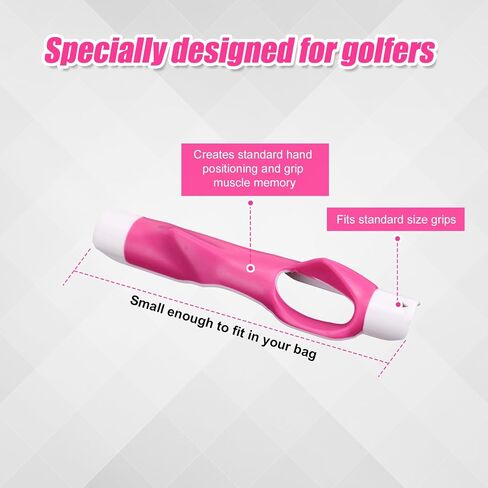 Golf Grip Trainer, Anti-Slip Golf Swing Trainer Practice Aid Accessories for Improving Hand Positioning on Golf Club for Beginner Learn Correct Grip Posture in Saudi Arabia