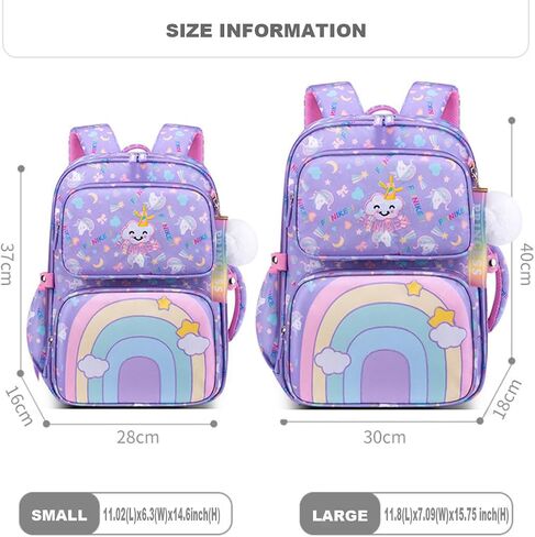 Kids Backpack for Girls School Bags Middle School Primary Over 3 Years Old in Saudi Arabia