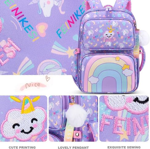 Kids Backpack for Girls School Bags Middle School Primary Over 3 Years Old in Saudi Arabia