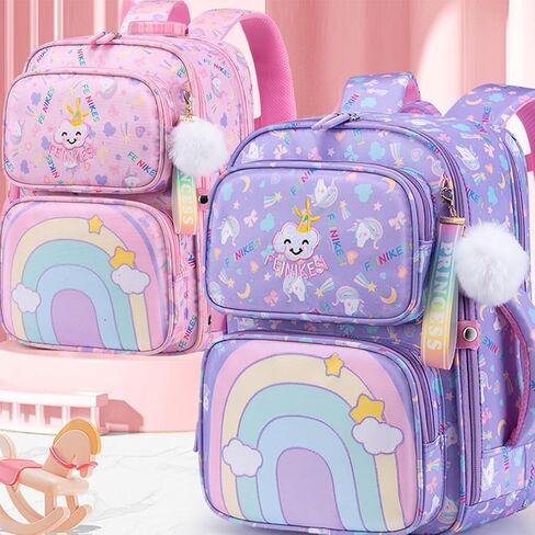 Kids Backpack for Girls School Bags Middle School Primary Over 3 Years Old in Saudi Arabia