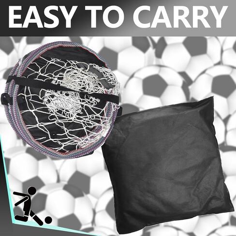 Soccer Goal Net,Pop Up Soccer Goal Set,Pop Up Soccer Goals Net Set of 2,Mini Soccer Goal Net,Indoor Outdoor Backyard Soccer Goal with Carry Bag,Portable Soccer Goal Net in Kuwait