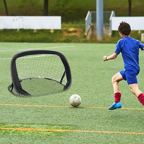 Soccer Goal Net,Pop Up Soccer Goal Set,Pop Up Soccer Goals Net Set of 2,Mini Soccer Goal Net,Indoor Outdoor Backyard Soccer Goal with Carry Bag,Portable Soccer Goal Net in Kuwait