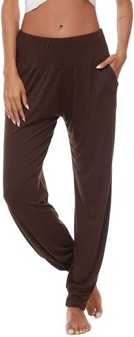 AvaCostume Women's Loose Yoga Harem Workout Pants with Pockets in Saudi Arabia
