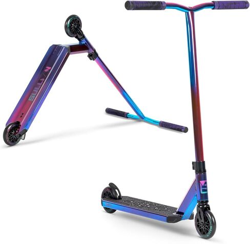 Sullivan Antic V2 Pro Scooter Aurora - سكوتر حيلة للأطفال مع سطح ألومنيوم متين 6061، وعجلات عالية الارتداد 110 مم، ولمسة نهائية ملونة أنيقة - مثالية لحدائق التزلج والجري المدرسية! in Saudi Arabia