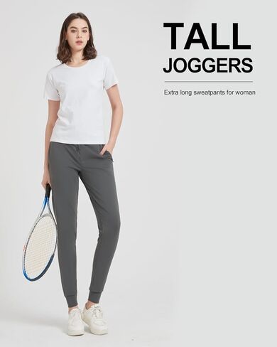 Zylioo 4 طرق للركض طويلة للغاية للنساء طويلات القامة، سراويل يوجا طويلة للنساء 34 36 درزة داخلية، سراويل نسائية طويلة غير رسمية in Kuwait