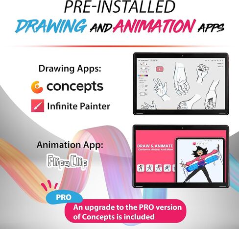 كمبيوتر لوحي للرسم X11 • لا حاجة إلى كمبيوتر • شاشة 11 بوصة 2K • تطبيقات الرسم والبرامج التعليمية • قلم ستايلس • محمول • مستقل • أفضل هدية لفنان الرسم الرقمي المبتدئ • PCX11 in Saudi Arabia