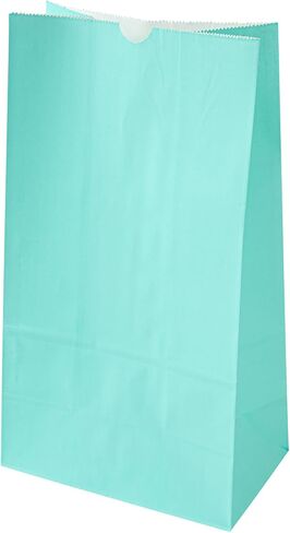 Restaurantware Bag Tek 2 LB Disposable Lunch Bags 100 Sturdy Take Out Bags - Flat Bottom Great For Restaurants Cafes And Bakeries Pink And White Paper Popcorn Bags Versatile For Grocery in Saudi Arabia