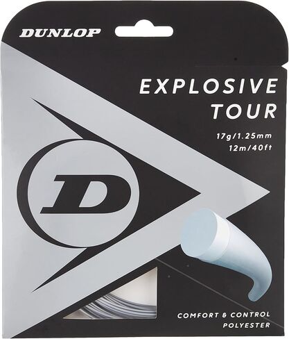 Dunlop Explosive Tour Tennis String, Silver in Saudi Arabia