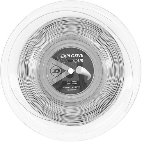 Dunlop Explosive Tour Tennis String, Silver in Saudi Arabia