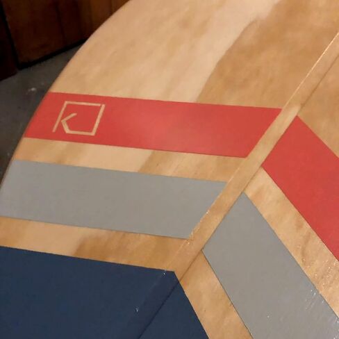 “Mini Surf" Model Balance Board (Medium) Handmade in Mexico from pine plywood, ideal for beginners. Balancing Board to Sculpt & Build Core Stability - Exercise Equipment in Saudi Arabia