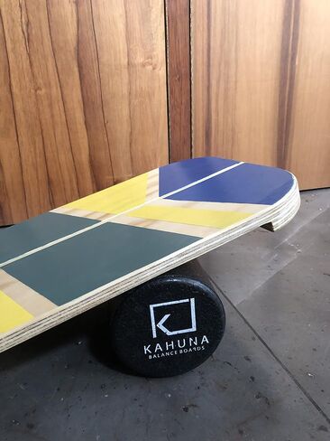 “Kids" Model Balance Board (Small) Handmade in Mexico from pine plywood, ideal for beginners. Balancing Board to Sculpt & Build Core Stability - Exercise Equipment in Saudi Arabia