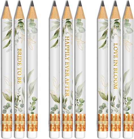 Bridal Shower Pencils for Bridal Shower Games, Mini Pencils, Bridal Shower Game Winner Gifts, Bridal Shower Pens, Small Pencils, Bridal Shower Prizes For Game Winners, Bridal Shower Game Prizes in Saudi Arabia