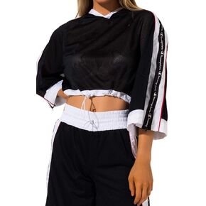 Champion Women's Life Cropped Mesh Hoodie