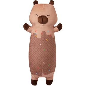 MINISO Long Cat Plush Pillow Kitten Body Pillow Stuffed Animals Soft Throw Sleeping Pillow Kawaii Cuddle Cartoon Stuffed Plush Toy for Kids Boys Girls, 28"