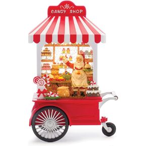 Melrose 86087 Snow Globe Candy Shop, 10.75-inch Height, Plastic