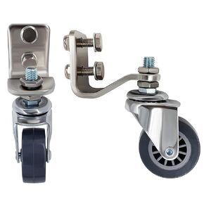 Ultimate Washer Replacement Castors for General Pump GP Hammerhead 18", 20" Surface Cleaners, 2-Pack