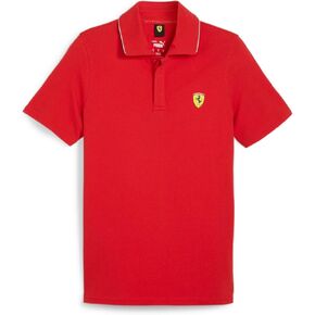 PUMA Men's Standard Ferrari Race Polo, Rosso Corsa