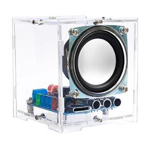 YYSOLDER HD Speaker Transparent Shell Sound Multiple Audio Input Modes Soldering kit Electronic Electronic Project kit Electronic Component kit