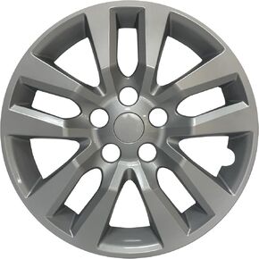 Mayde 16-Inch Hub Caps Replacement Ideal for 2013-2018 Altima Models, Replacement Wheel Covers (Set of 4, Silver)