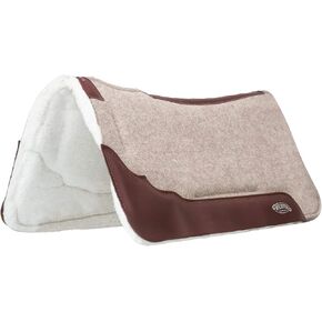 Weaver Leather Synergy Contoured EVA Sport Foam All Natural 100% Wool Felt Saddle Pad