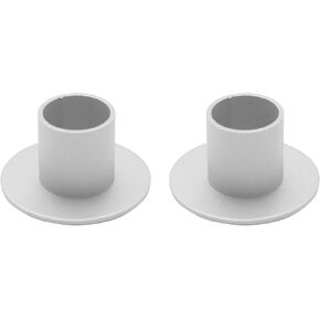 2 Pcs Gold Iron Candle Holder for Taper Candles, Wedding, Dinning, Party Decoration (Gold)