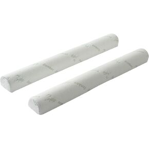 Foldable Bed Bumpers for Toddlers 2 Packs Foam Safety Bed Rail for Kids Baby Bed Bumper with Non-Slip and Washable Cover