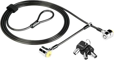 5Pack Laptop Cable Lock Hardware Security Cable Lock Anti Theft 5Keys 6.7Ft Compatible for Tablet Laptops, iMac,Out Door TV,Mac Mini,& Other Devices Longer Cable（ Single Package keyed Alike） in Saudi Arabia